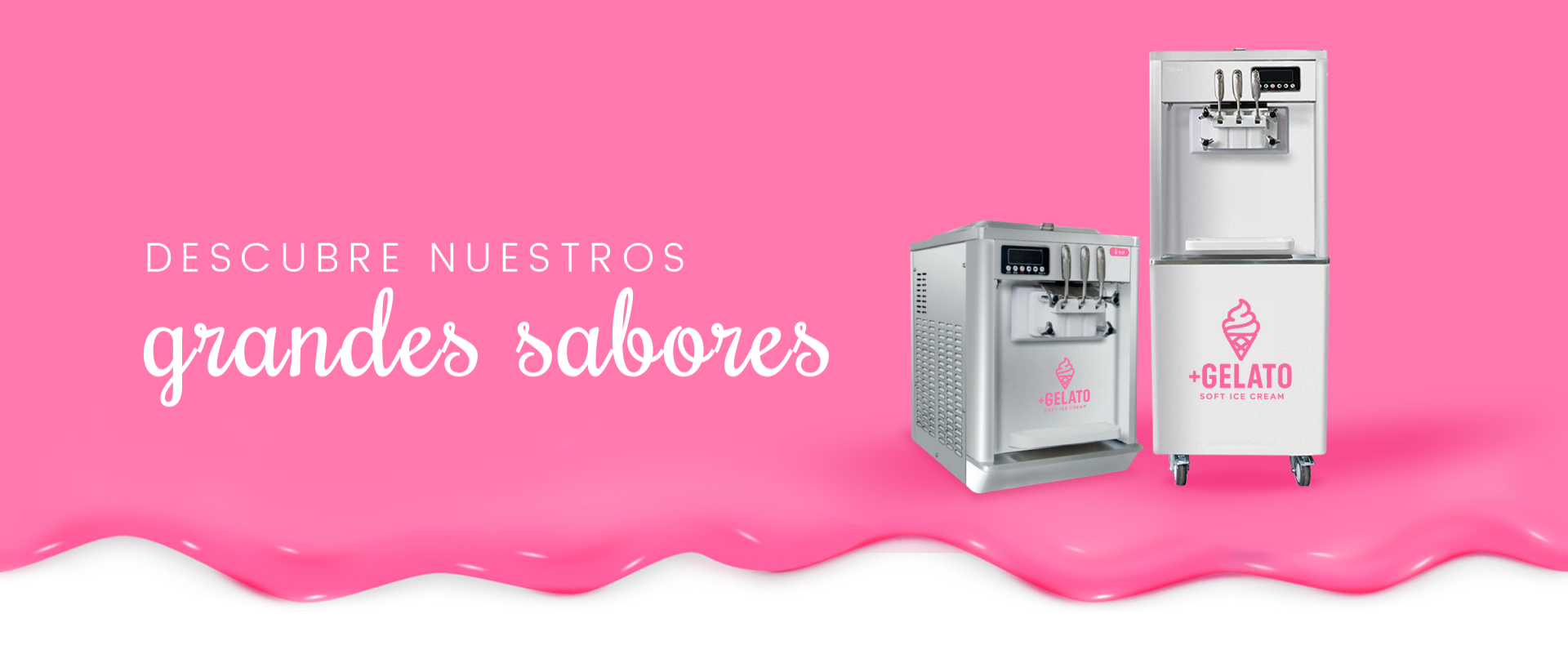 Bases y sabores Mas Gelato para helado suave