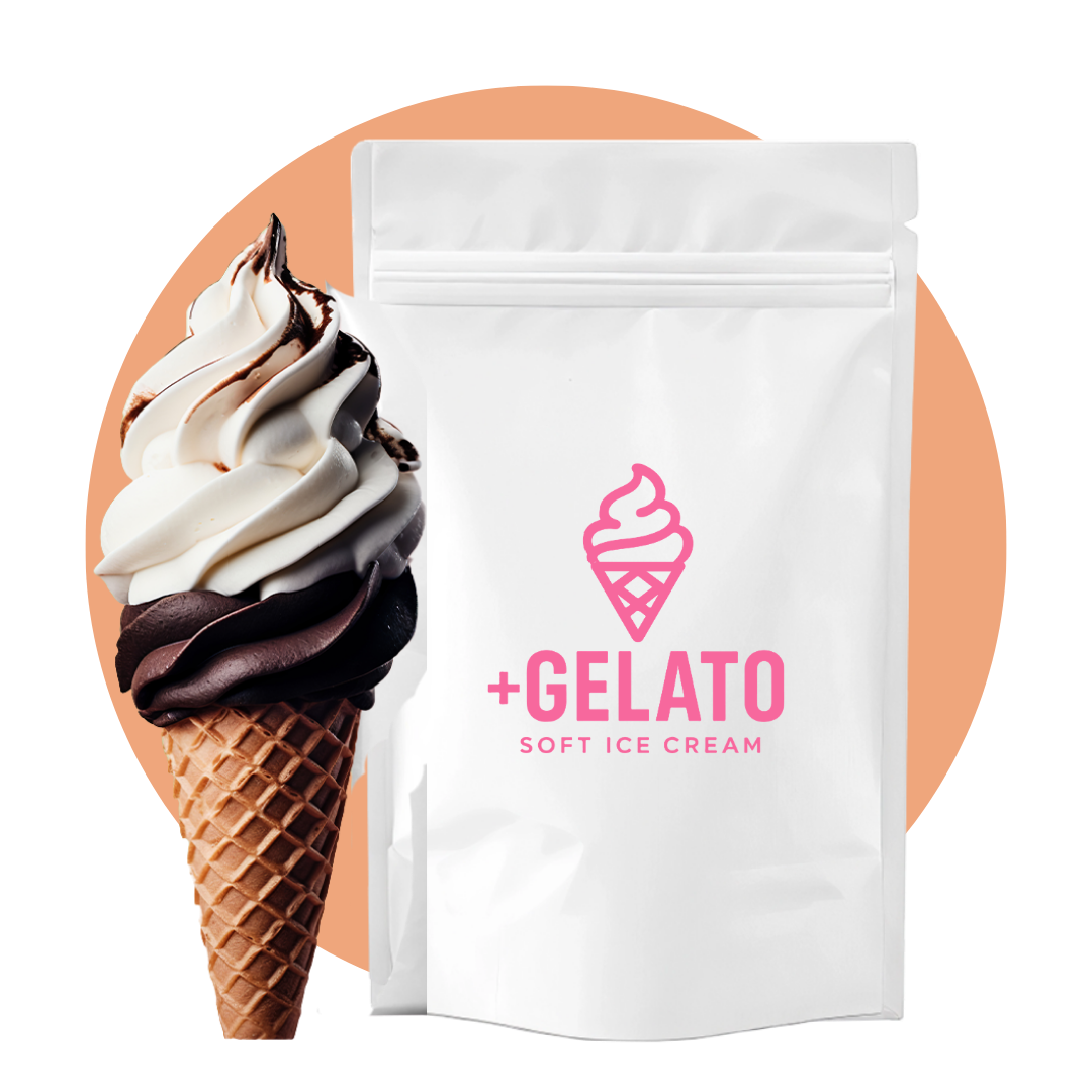 Base de crema sabor vainilla para helado suave